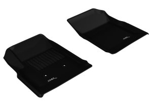 Chevrolet Colorado Floor Mats - Front - 3D MAXpider - KAGU Series - Black - `15-`20